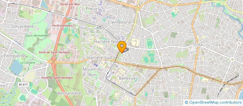 localisation de l'entreprise MADAME ISABELLE FORESTIER à NANTES