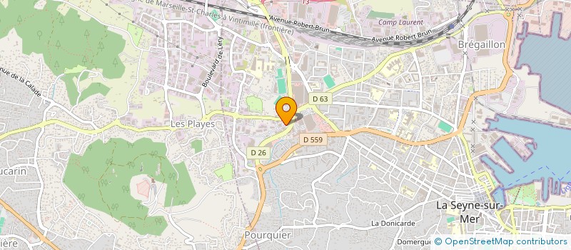 localisation de l'entreprise MADAME ISABELLE FORTIN  LA SEYNE-SUR-MER