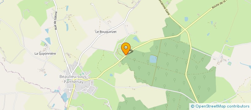 localisation de l'entreprise MADAME ISABELLE FORTIN  BEAULIEU-SOUS-PARTHENAY