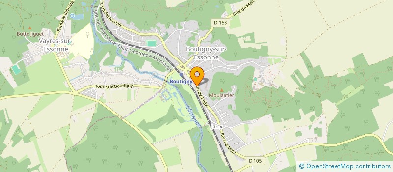 localisation de l'entreprise MADAME ISABELLE FOSSE à BOUTIGNY-SUR-ESSONNE