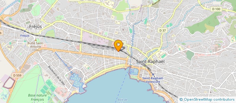 localisation de l'entreprise MADAME ISABELLE FOSSI à FREJUS