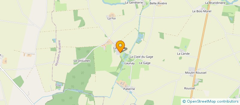 localisation de l'entreprise MADAME ISABELLE FOUCHARD  MOISDON-LA-RIVIERE