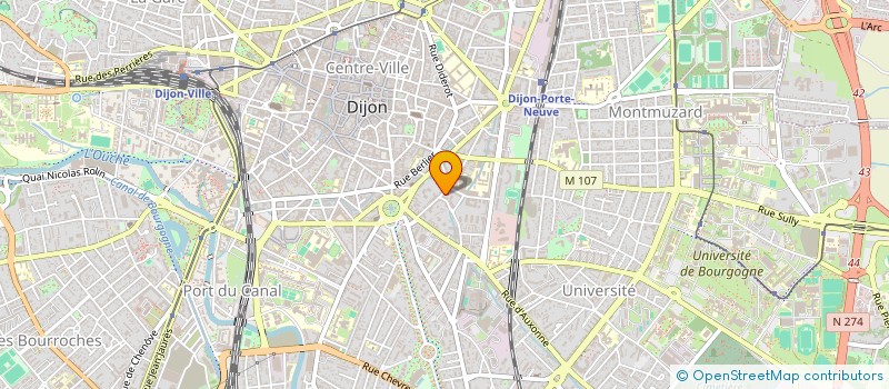 localisation de l'entreprise MADAME ISABELLE FOUCHEYRAND à DIJON