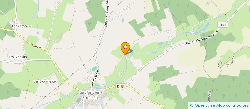 localisation de l'entreprise MADAME ISABELLE FOUILLET  SAVIGNY-EN-SANCERRE