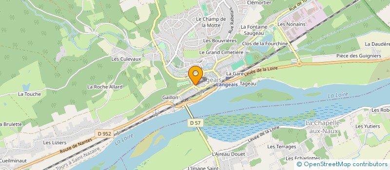 localisation de l'entreprise MADAME ISABELLE FOURAY à LANGEAIS
