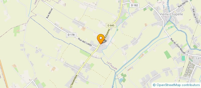 localisation de l'entreprise MADAME ISABELLE FOURDRAINE  LA COUTURE