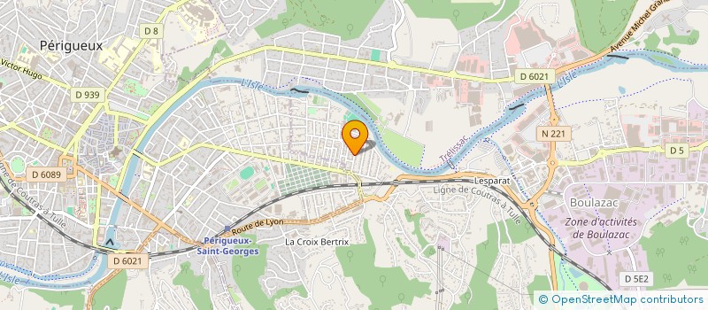 localisation de l'entreprise MADAME ISABELLE FOURE  BOULAZAC ISLE MANOIRE