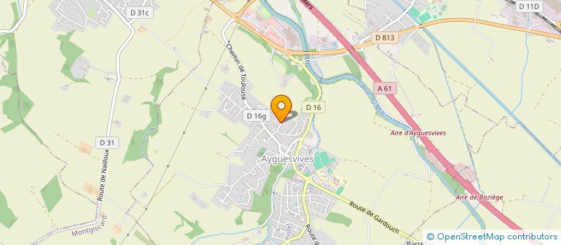 localisation de l'entreprise MADAME ISABELLE FOURES  AYGUESVIVES