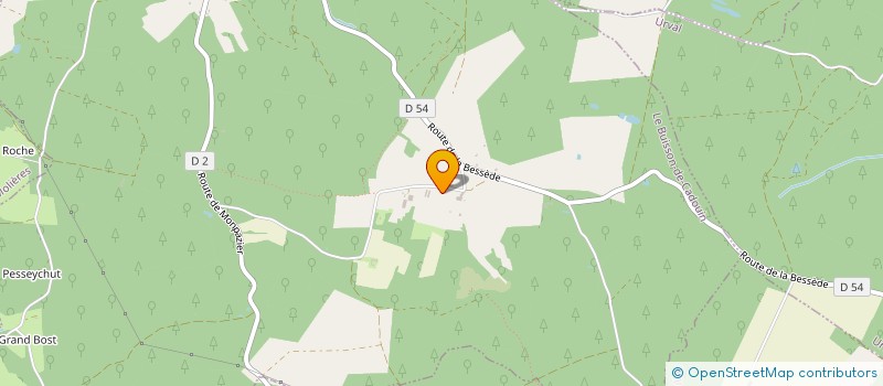 localisation de l'entreprise MADAME ISABELLE FOURTEAUX  LE BUISSON-DE-CADOUIN