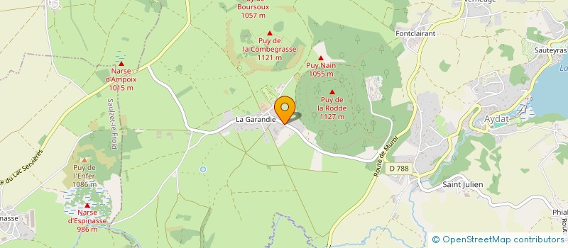 localisation de l'entreprise MADAME ISABELLE FRANCHET  AYDAT