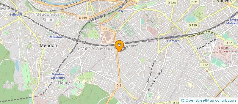 localisation de l'entreprise MADAME ISABELLE FRANCIOSA à CLAMART