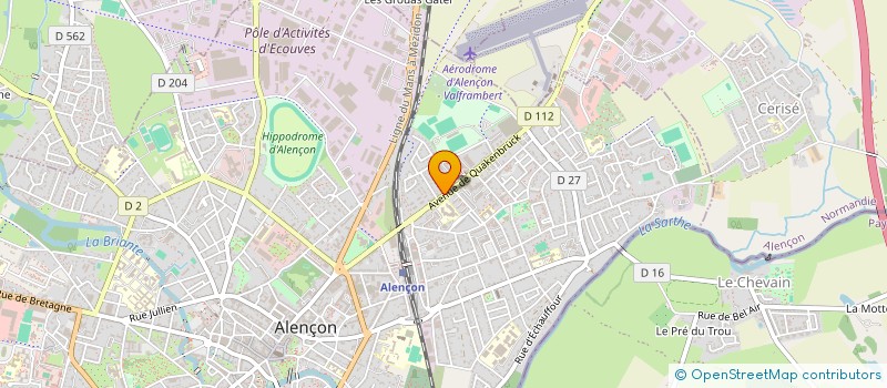 localisation de l'entreprise MADAME ISABELLE FRANCOIS à ALENCON