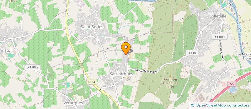 localisation de l'entreprise MADAME ISABELLE FRANCOISE LEBRUN à SATURARGUES