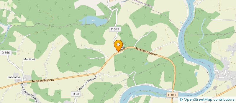 localisation de l'entreprise MADAME ISABELLE FRANKE  ST-MARTIN-DE-SEIGNANX