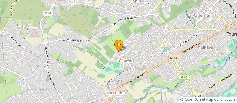 localisation de l'entreprise MADAME ISABELLE FRASER à TOURNEFEUILLE