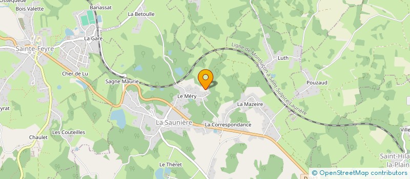 localisation de l'entreprise MADAME ISABELLE FRAUDIN à LA SAUNIERE