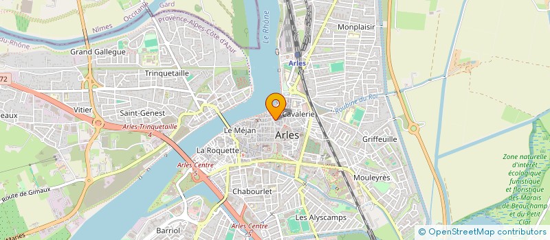 localisation de l'entreprise MADAME ISABELLE FRAYCHET  ARLES