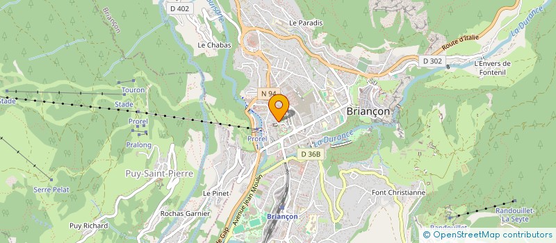 localisation de l'entreprise MADAME ISABELLE FRESSE à BRIANCON