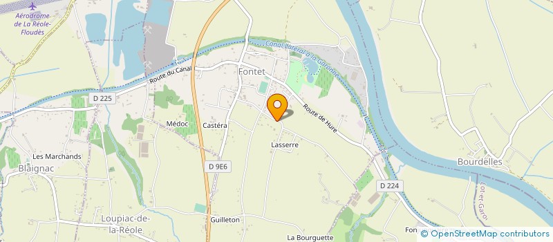 localisation de l'entreprise MADAME ISABELLE FRETILLERE  FONTET