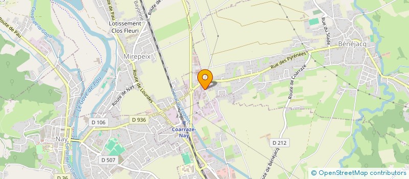 localisation de l'entreprise MADAME ISABELLE FREVAL  BENEJACQ