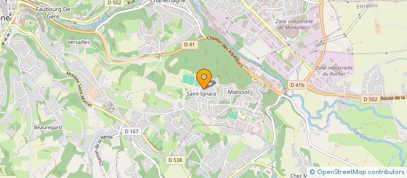 localisation de l'entreprise MADAME ISABELLE FROMENTEAU  VIENNE