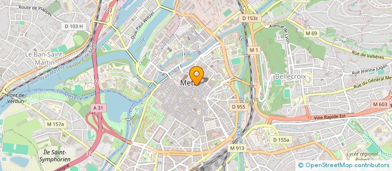 localisation de l'entreprise MADAME ISABELLE FUMAGALLI  METZ