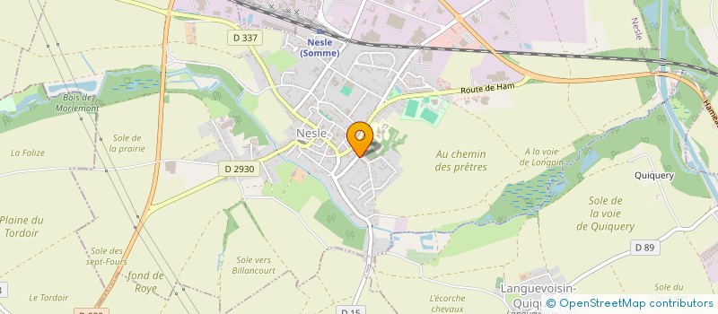 localisation de l'entreprise MADAME ISABELLE FURCY  NESLE