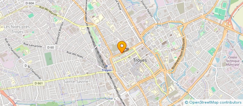 localisation de l'entreprise MADAME ISABELLE FURGOLLE  TROYES