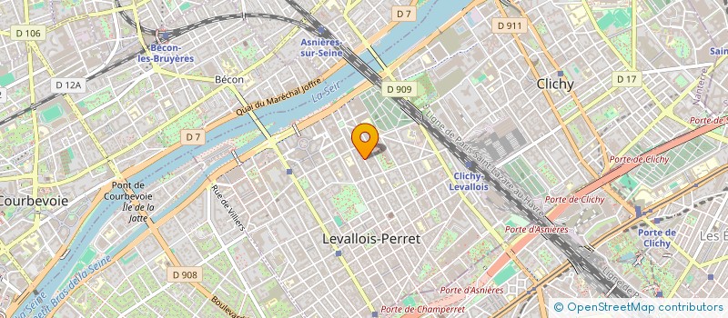 localisation de l'entreprise MADAME ISABELLE GABIN à LEVALLOIS-PERRET