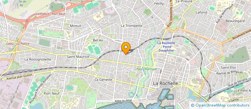 localisation de l'entreprise MADAME ISABELLE GACHET à LA ROCHELLE