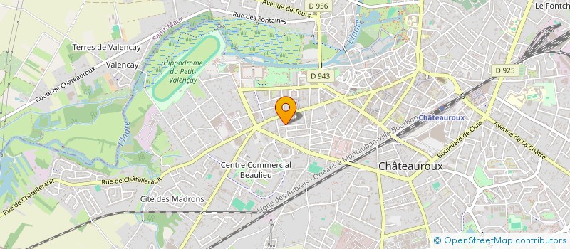 localisation de l'entreprise MADAME ISABELLE GADAL à CHATEAUROUX