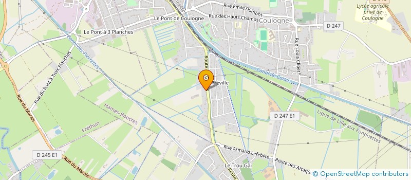 localisation de l'entreprise MADAME ISABELLE GADBLED  COULOGNE