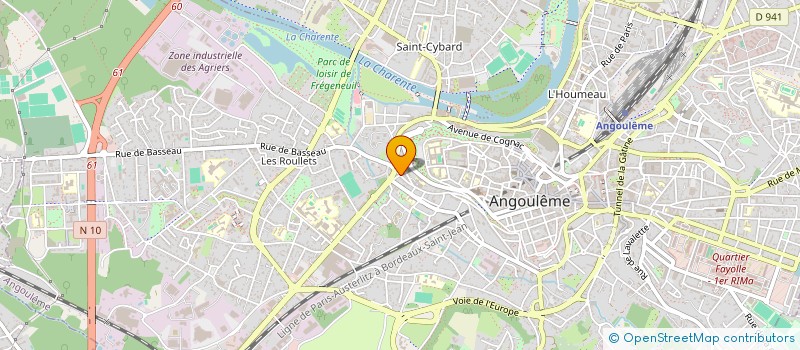 localisation de l'entreprise MADAME ISABELLE GAILLARD à ANGOULEME