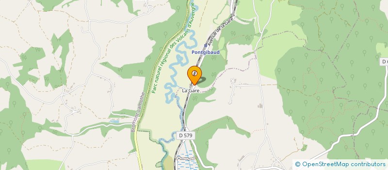 localisation de l'entreprise MADAME ISABELLE GAILLARD  PONTGIBAUD