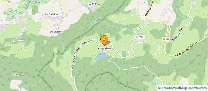 localisation de l'entreprise MADAME ISABELLE GAILLET  MERLAS