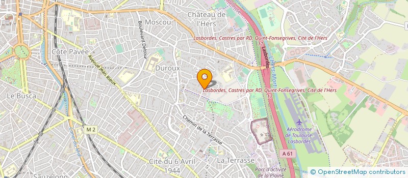 localisation de l'entreprise MADAME ISABELLE GAIRAUD à TOULOUSE