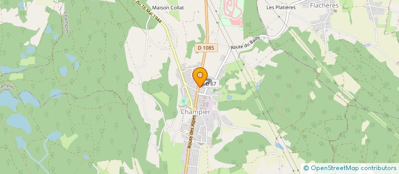 localisation de l'entreprise MADAME ISABELLE GALIFFET  CHAMPIER