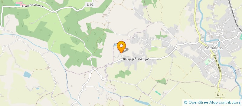 localisation de l'entreprise MADAME ISABELLE GALINIER  SEMALENS