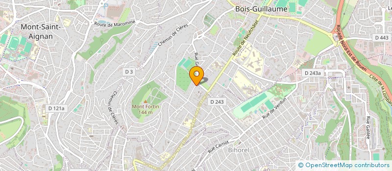 localisation de l'entreprise MADAME ISABELLE GALLAY  BOIS-GUILLAUME