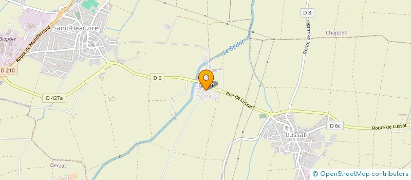 localisation de l'entreprise MADAME ISABELLE GALLETTA à SAINT-BEAUZIRE