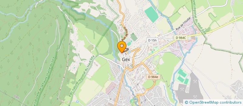 localisation de l'entreprise MADAME ISABELLE GALLOIS  GEX