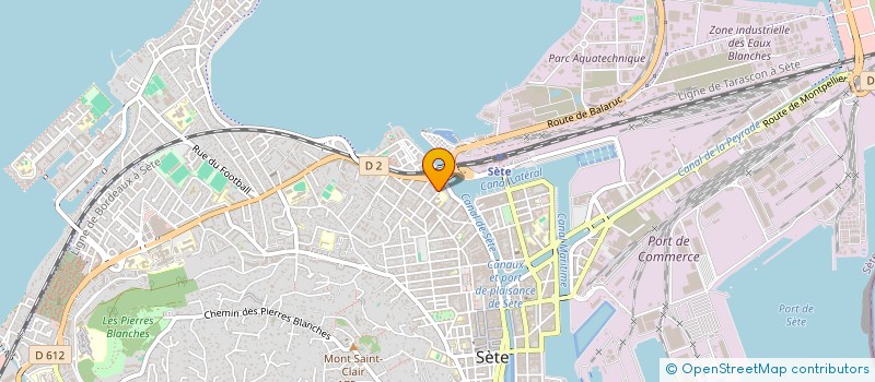 localisation de l'entreprise MADAME ISABELLE GALODE  SETE