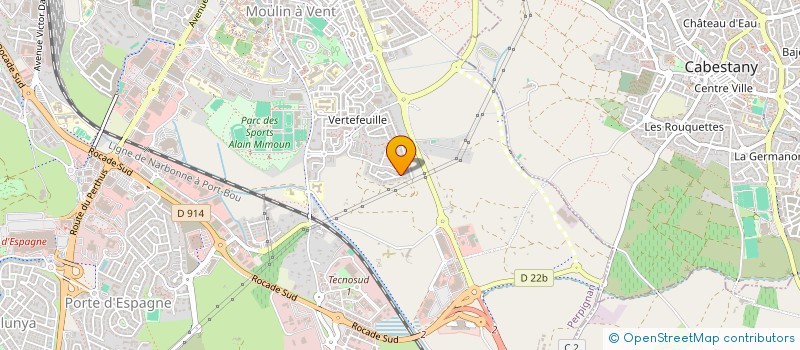 localisation de l'entreprise MADAME ISABELLE GALVES  PERPIGNAN