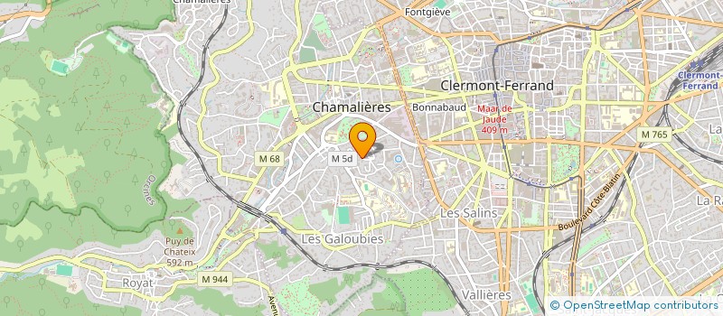 localisation de l'entreprise MADAME ISABELLE GAMBIER à CHAMALIERES