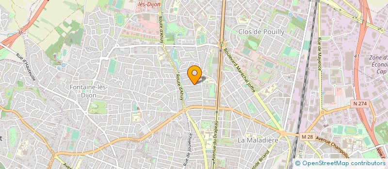 localisation de l'entreprise MADAME ISABELLE GANTNER à DIJON