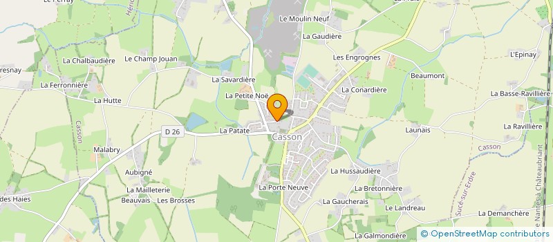 localisation de l'entreprise MADAME ISABELLE GARAUD  CASSON