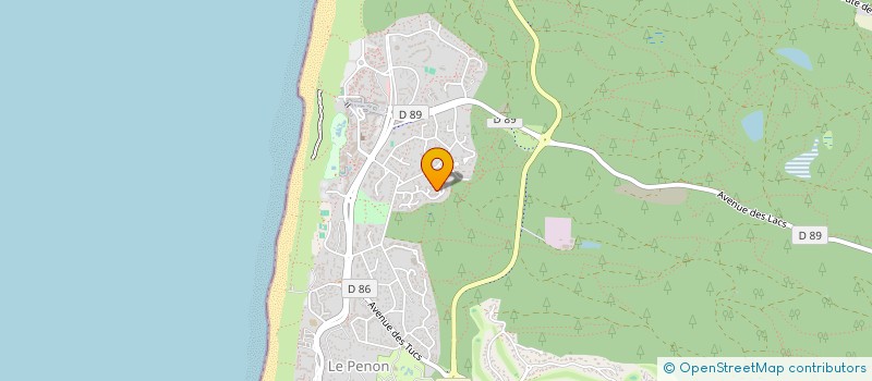 localisation de l'entreprise MADAME ISABELLE GARBAGE  SEIGNOSSE