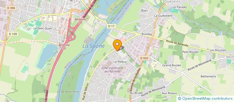 localisation de l'entreprise MADAME ISABELLE GARDON  MONTMERLE-SUR-SAONE