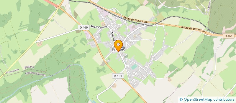 localisation de l'entreprise MADAME ISABELLE GARDY  LES PREMIERS SAPINS