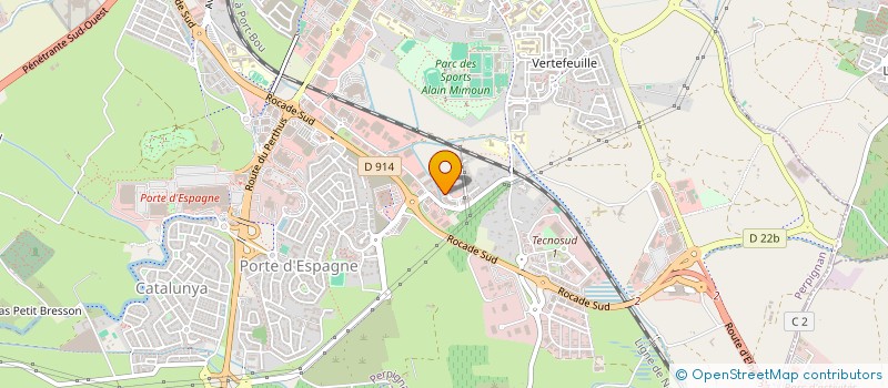 localisation de l'entreprise MADAME ISABELLE GARIDOU  PERPIGNAN